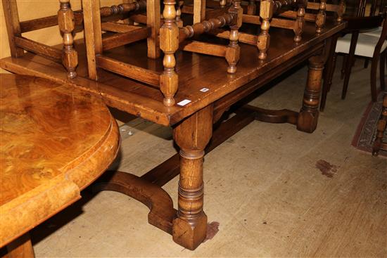 Oak dining table